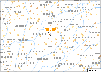 map of Nawāb