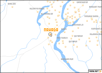 map of Nawāda