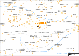 map of Nawa Kili