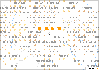 map of Nawalagama