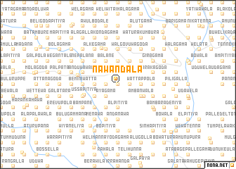 map of Nawandala