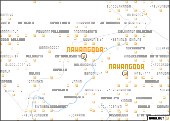 map of Nawangoda