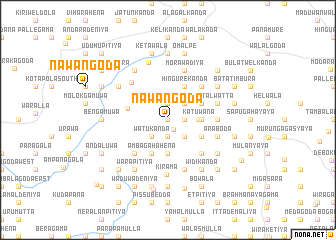 map of Nawangoda