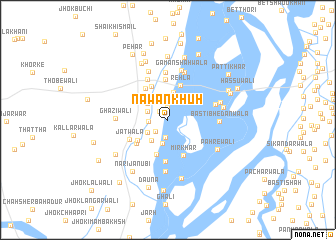 map of Nawan Khūh