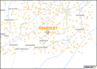 map of Nawān Kot