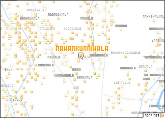 map of Nawān Kunniwāla