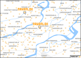 map of Nawān Lok