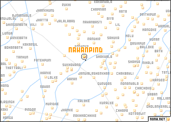 map of Nawān Pind