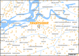 map of Nawān Shahr