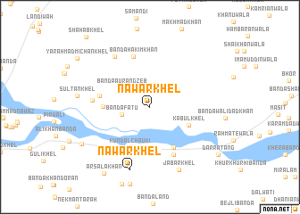 map of Nawār Khel