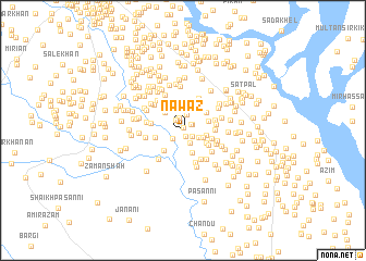 map of Nawāz