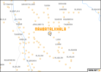map of Nawbat al Khalā