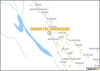 map of Nawbat al Masāwidah