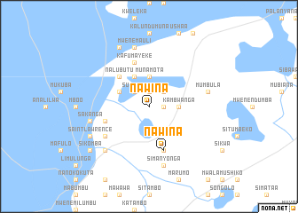 map of Nawina