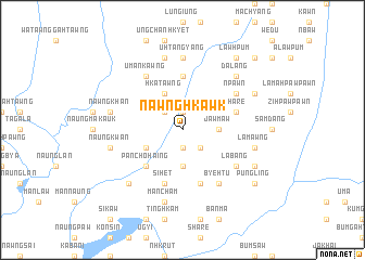 map of Nawnghkawk