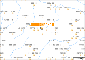 map of Nawnghpak-an