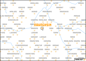 map of Nawnghsim