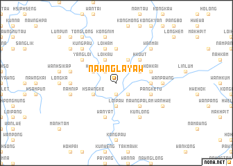 map of Nawngla-yaw
