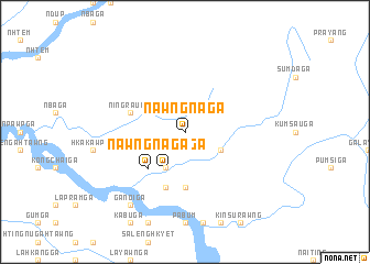 map of Nawngna Ga