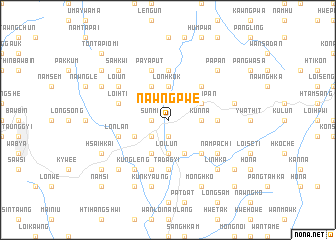 map of Nawngpwe