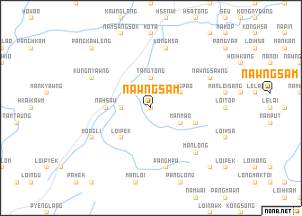 map of Nawngsam