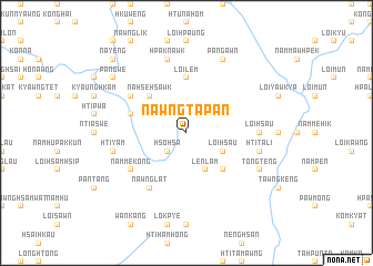 map of Nawngta-pan