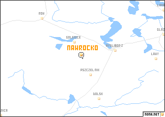 map of Nawrocko