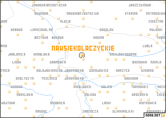 map of Nawsie Kołaczyckie