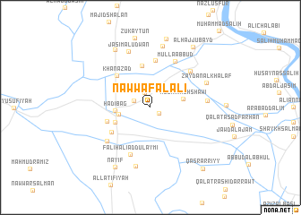 map of Nawwāf al ‘Alī