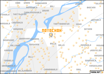 map of Naya Chāh