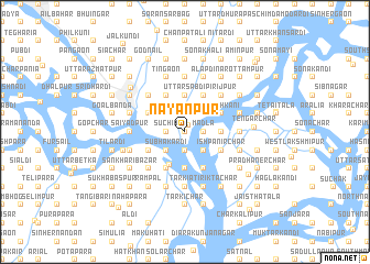 map of Nayānpur