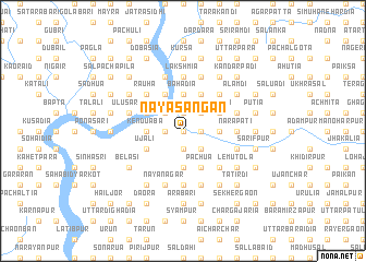 map of Naya Sāngan