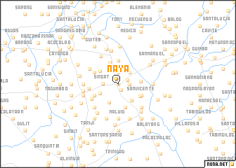 map of Naya