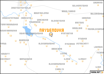 map of Naydënovka