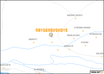 map of Naydenovskoye