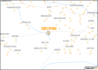 map of Nāyifah