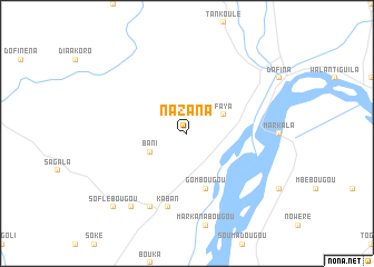 map of Nazana