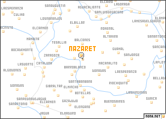 map of Nazaret