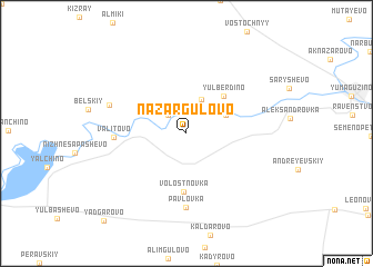 map of Nazargulovo