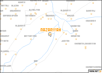 map of Nazārīyah