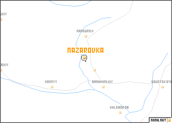 map of Nazarovka