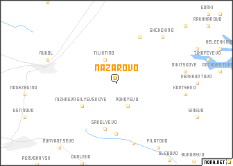 map of Nazarovo