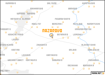 map of Nazarovo