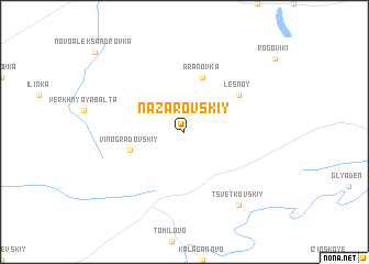 map of Nazarovskiy