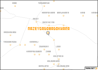 map of Nazey Gadobado Kwara