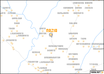 map of Nazia