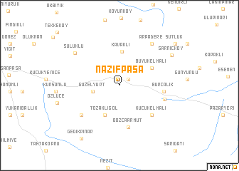 map of Nazifpaşa