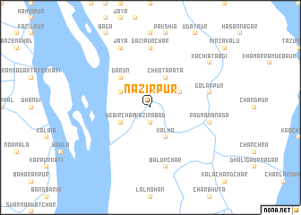 map of Nāzīrpur