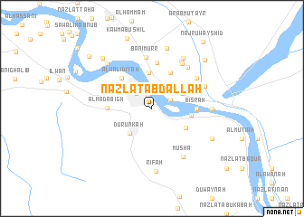 map of Nazlat ‘Abd Allāh