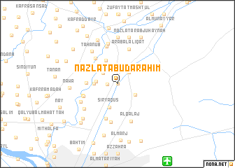 map of Nazlat Abū Darāhim